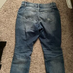 Lane Bryant distressed jeans